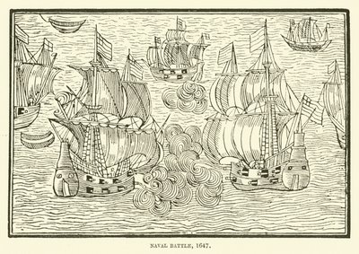 Seeschlacht, 1647 von English School